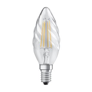 Osram Ledfilamentlamp Kaars Retrofit Classic Twisted - D3,5cm - Warm Wit - E14 - 4w
