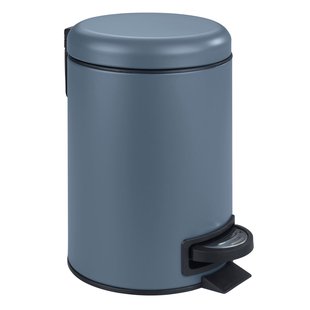 Wenko Pedaalemmer Leman Mat 3l Rvs Blauw 17x25x22,5cm