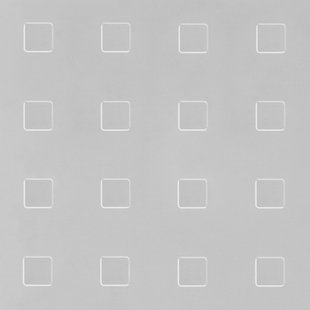 Alberts Structuurplaat Vierkant-reliëf Aluminium Geëloxeerd 500x250x1mm