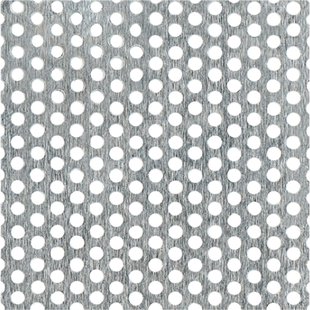 Alberts Rond Geperforeerde Plaat Aluminium Geëloxeerd 500x250x0,8mm