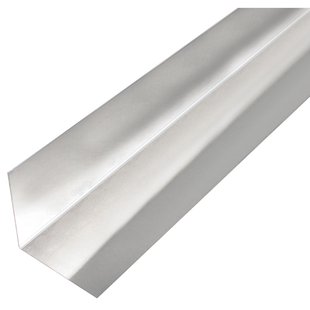 Alberts Gladde Plaat Gefacetteerd L-vorm Aluminium 50x50x0,5mm 2m