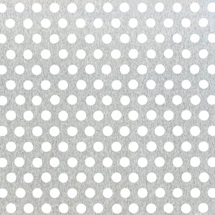 Alberts Rond Geperforeerde Plaat Aluminium 500x250x1,5mm