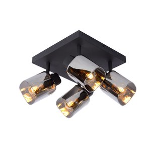 Lucide Hangspot Alion Zwart 4xe14