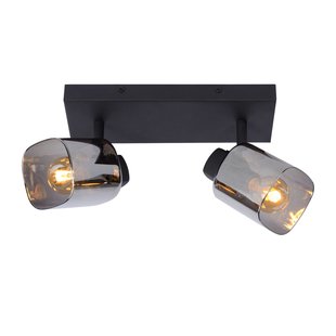 Lucide Hangspot Alion Zwart 2xe14