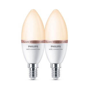 Philips Slimme Ledlamp C37 E14 4,9w 2 Stuks