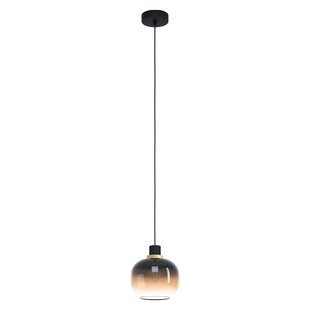 Eglo Hanglamp Oilella Zwart/bruin E27