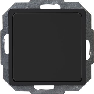 Kopp Enkele Afdekplaat Paris Mat-zwart