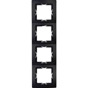 Kopp Afdekraam Paris 4-voudig Matzwart