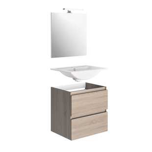 Allibert Badmeubelset Bazil 60cm Eiken