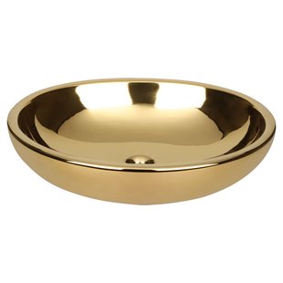 Differnz Waskom Dias 50x38x14cm Keramiek Goud