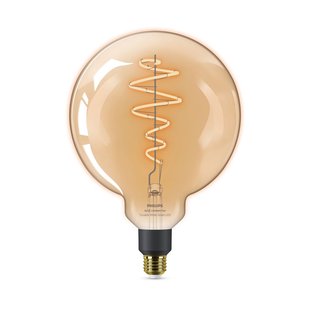 Philips Slimme Ledfilamentlamp G200 Amber E27 6w