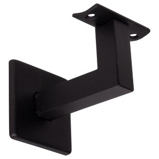 Cando Trapleuninghouder Milan - Mat - Zwart - 2 Stuks