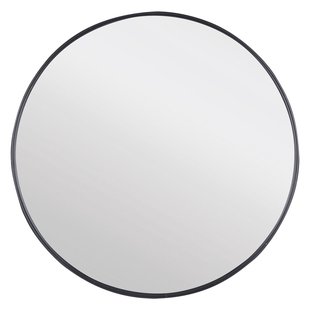 Differnz Klassieke Badkamerspiegel - Rond - Zwart - Ø65 Cm