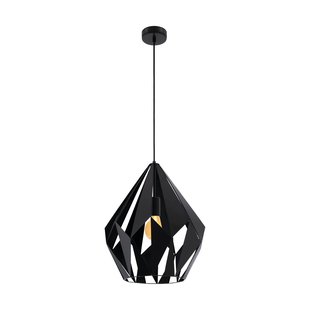 Eglo Hanglamp Carlton 5 Zwart E27 Ø38,5cm 60w