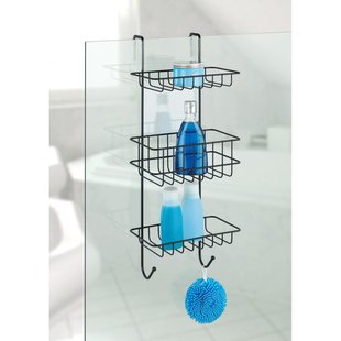 Wenko Doucherek Revigo 3 Laags Ophangbaar Zwart