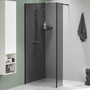 Sealskin - Inloopdouche + Korte Zijwand Mix & Match 88+30 X 200cm - Geborsteld Staal Profiel - 8 Mm Helder Glas