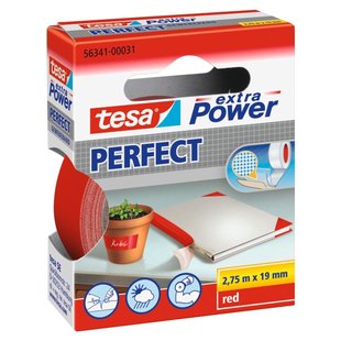 Tesa Duct Tape Extra Power Perfect - Rood - 2.75m X 19mm
