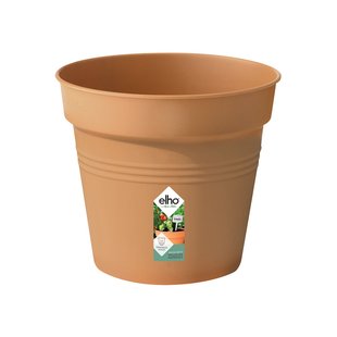 Elho Bloempot Green Basics - Kunststof - Bruin - Diam.15xh13,9cm