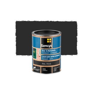 Sencys Beits Ramen En Deuren Dekkend Zijdeglans Ral7016 2,5l