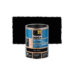 Sencys Lak Voor Deuren En Ramen Zijdeglans Ral9005 2,5l