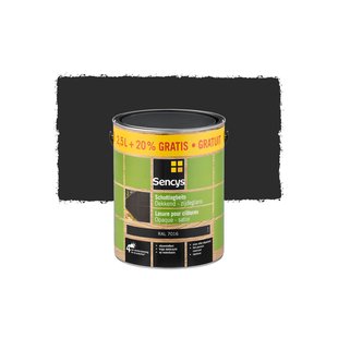 Sencys Fence Stain Lak Dekkend Zijdeglans Ral7016 3l