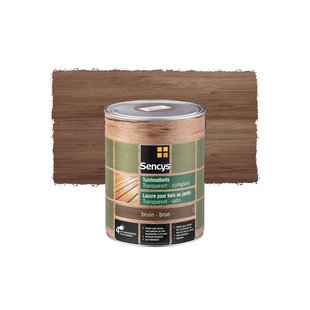 Sencys Tuinhoutbeits Transparant Bruin 5l