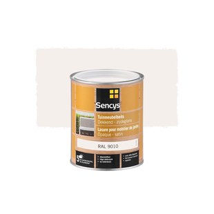 Sencys Tuinmeubelbeits Dekkend Ral9010 750ml