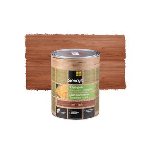 Sencys Schuttingbeits Transparant Teak 5l