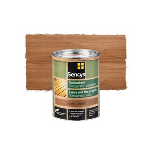 Sencys Tuinhoutbeits Semi-transparant Walnoot 2,5l
