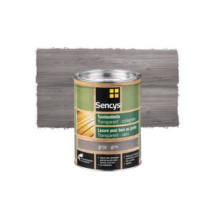 Sencys Tuinhoutbeits Semi-transparant Metal Grey 2,5l