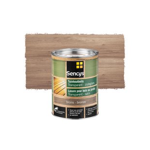 Sencys Tuinhoutbeits Semi-transparant Metal Bronze 2,5l