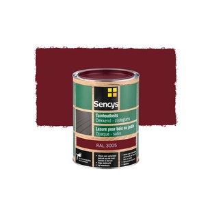 Sencys Tuinhoutbeits Dekkend Zijdeglans Ral3005 2,5l