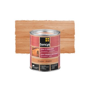 Sencys Tuinhoutbeits Tuinhuis En Schutting Transparant Douglas 0,75l
