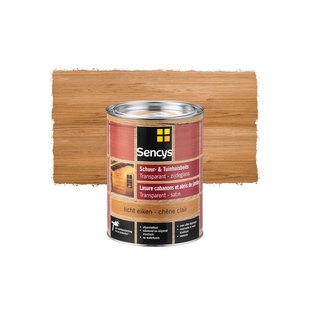 Sencys Tuinhoutbeits Tuinhuis En Schutting Transparant Lichte Eiken 2,5l