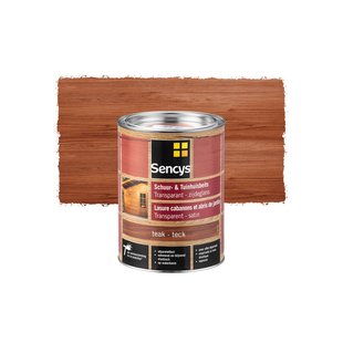 Sencys Tuinhoutbeits Tuinhuis En Schutting Transparant Teak 2,5l