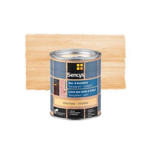 Sencys Beits Ramen En Deuren Semi-transparant Zijdeglans Kleurloos 0,75l