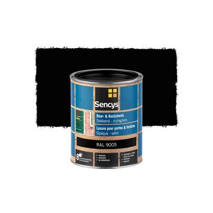 Sencys Beits Ramen En Deuren Dekkend Zijdeglans Ral9005 0,75l