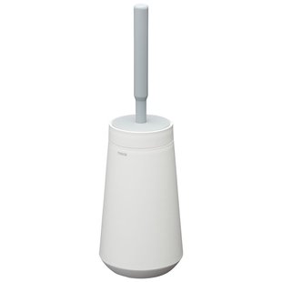 Tiger Wc-borstel Met Houder Tess - Polypropyleen - Vrijstaand - Met Klep - Wit / Lichtgrijs