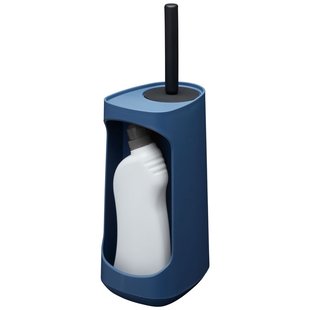 Tiger Wc-borstel Met Houder Tess - Polypropyleen - Vrijstaand - Blauw / Zwart