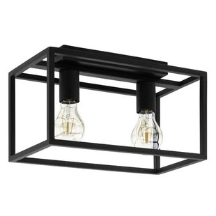Eglo Plafondlamp Blackcrown Zwart 2xe27