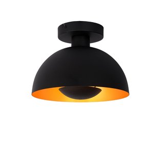 Lucide Plafondlamp Siemon Zwart Ø25cm E27