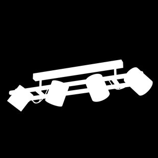 Eglo Plafondlamp Hornwood Zwart Hout 4xe27 28w