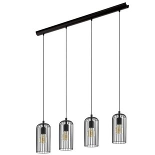 Eglo Hanglamp Roccamena 1 Zwart 4xe27 60w