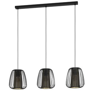 Eglo Hanglamp Curasao Zwart 3xe27 40w