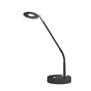 Fischer & Honsel Bureaulamp Dent Zwart Led 6w