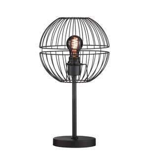 Fischer & Honsel Tafellamp Drops Zwart ⌀25cm E27 40w