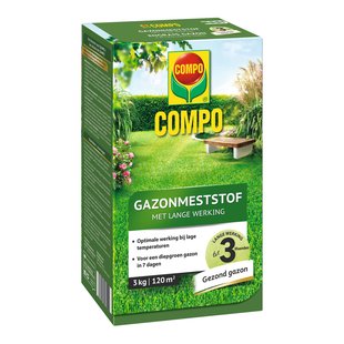 Compo Gazonmeststof Langwerkend 3kg