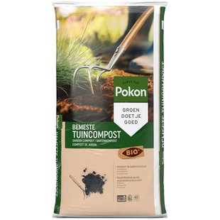 Pokon Bemeste Tuincompost Bio 40l
