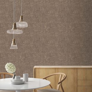 Decomode Vliesbehang Kurk Luxe - Bruin - 10,05 M X 52 Cm