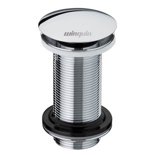 Wirquin Afvoerplug 100mm Met Clickwaste Chroom